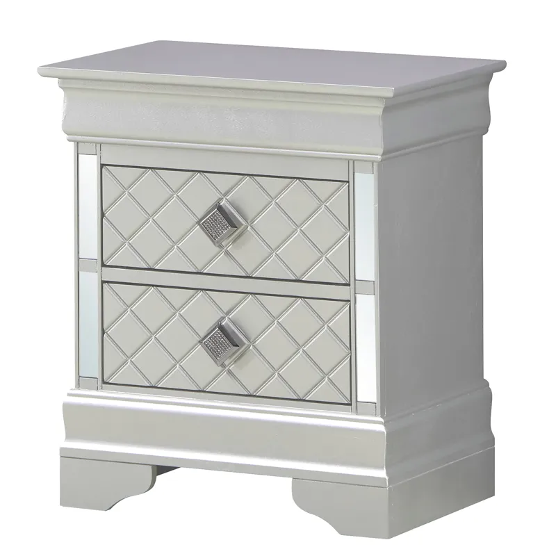Verona - G6700-N Nightstand - Silver Champagne