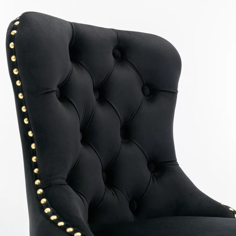 Thick Golden Swivel Velvet Barstools Adjusatble Seat Height From 27-35\", Modern Upholstered Bar Sto