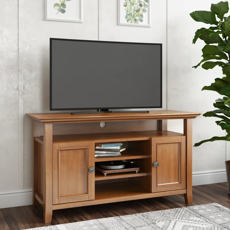 Amherst - TV Media Stand - Light Golden Brown