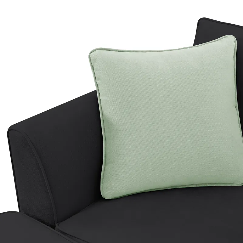 Sectional Sofa Couches Living Room Sets, 7 Seats Modular Sectional Sofa With Ottoman, L Shape Fabric