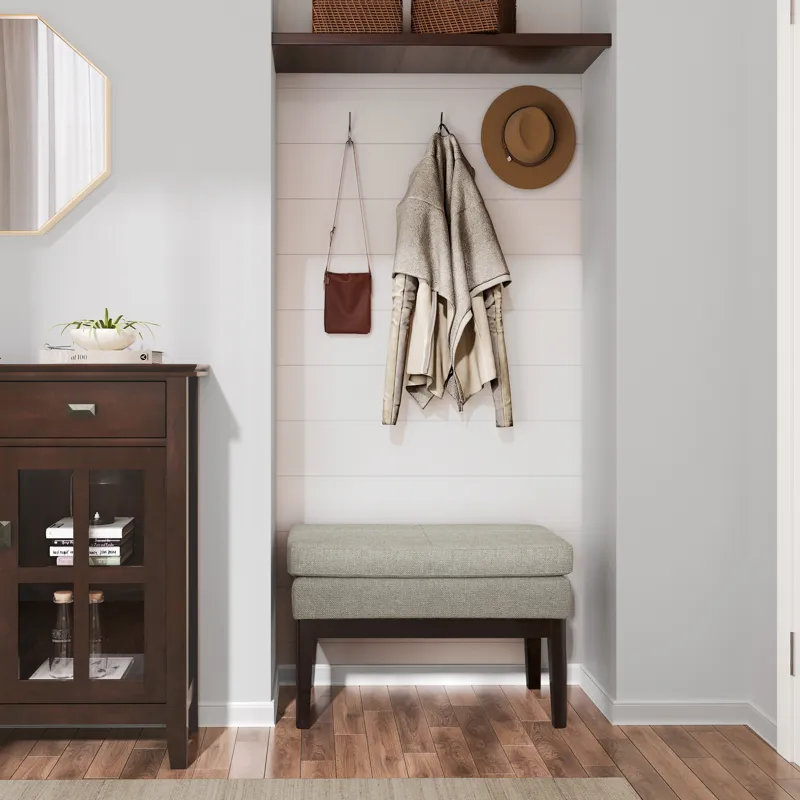 Carlson - Small Ottoman Bench - Greige