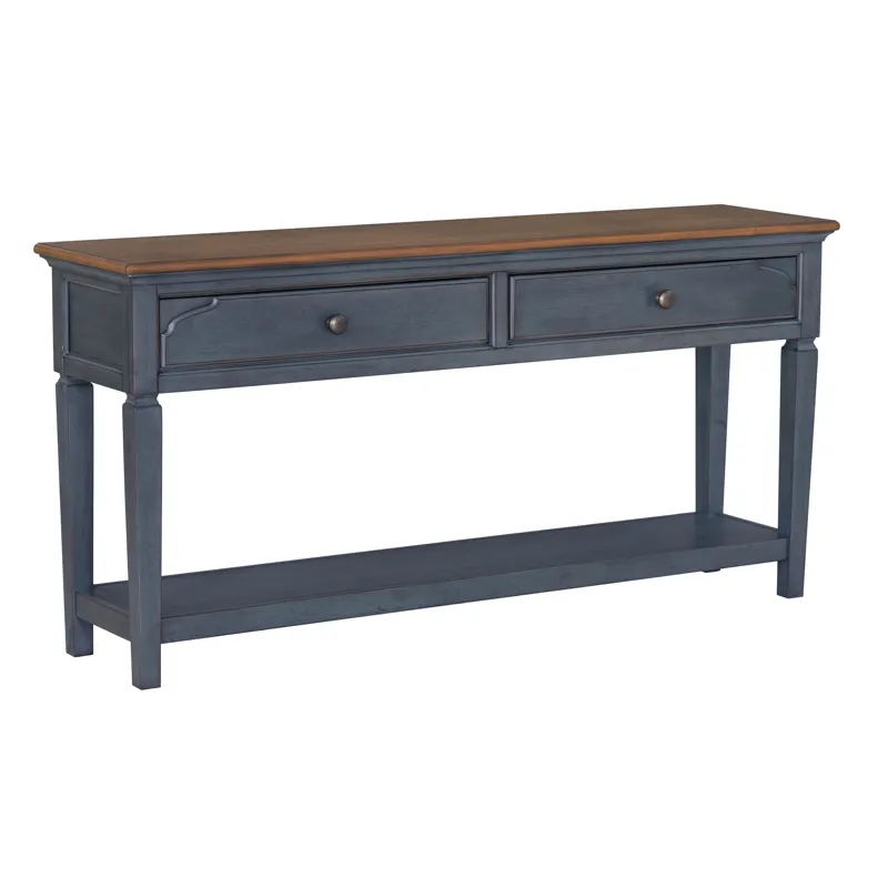 Americana - Sofa Table - Corduroy Blue