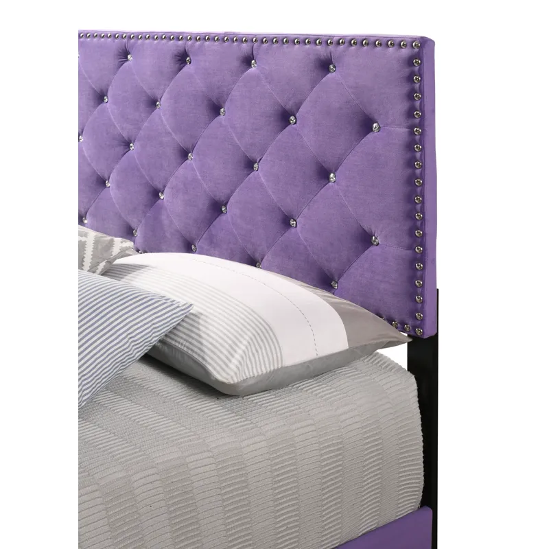 Suffolk - G1402-FB-UP Full Bed - Purple