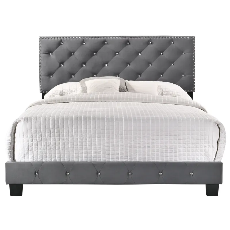 Suffolk - G1401-KB-UP King Bed - Gray