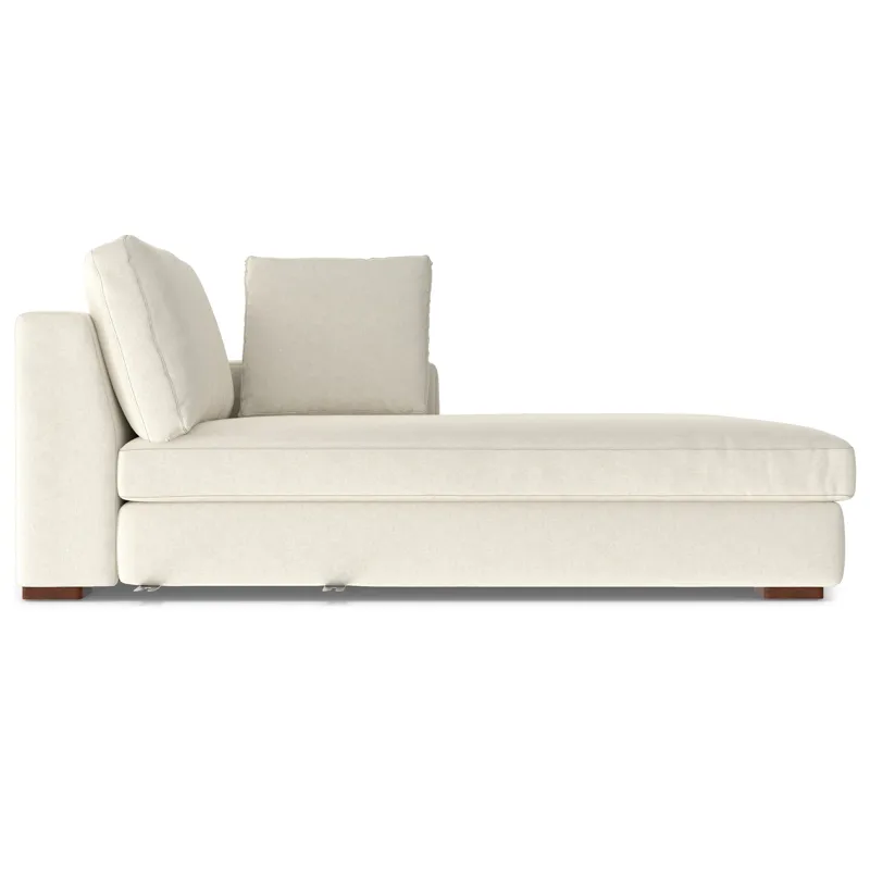 Charlie - Deep Seater Right Sectional Sofa - Cream