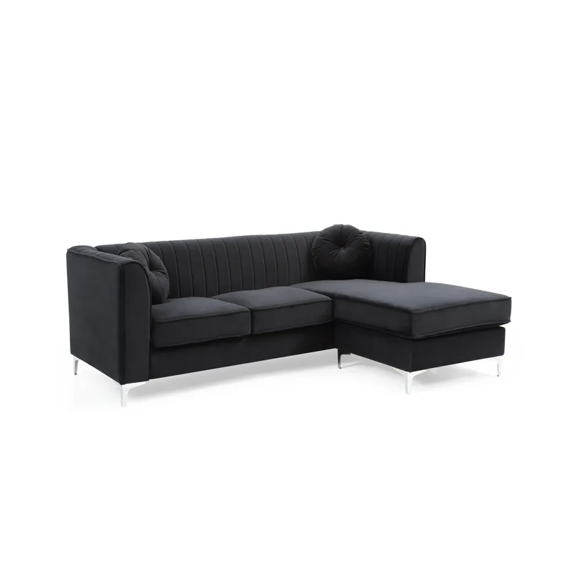 Delray - G793B-SC Sofa Chaise (3 Boxes) - Black