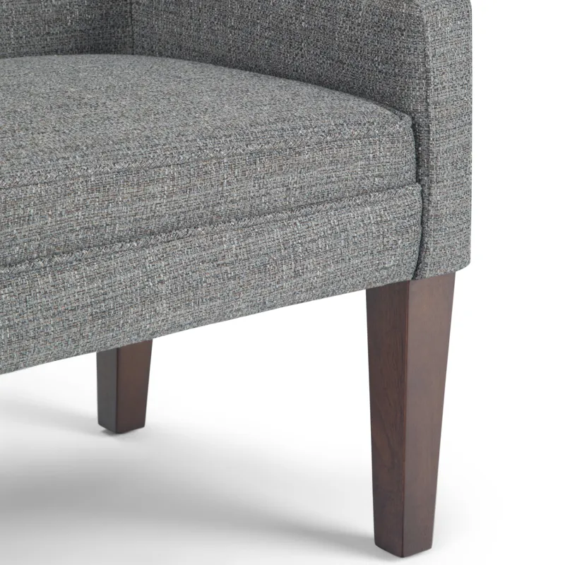 Parris - Upholstered Bench - Pebble Grey