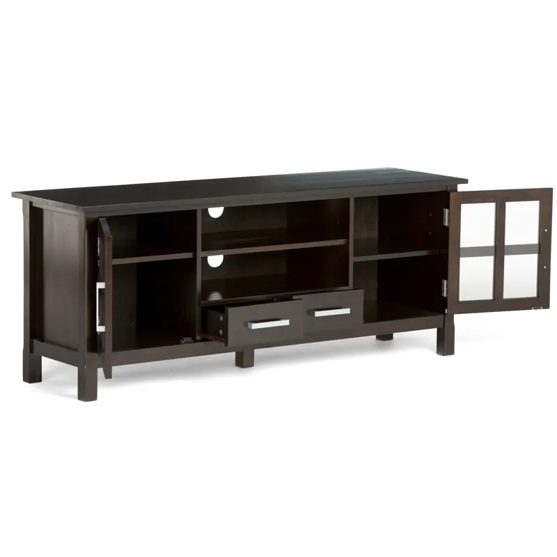 Kitchener - 60\" Wide TV Media Stand - Hickory Brown