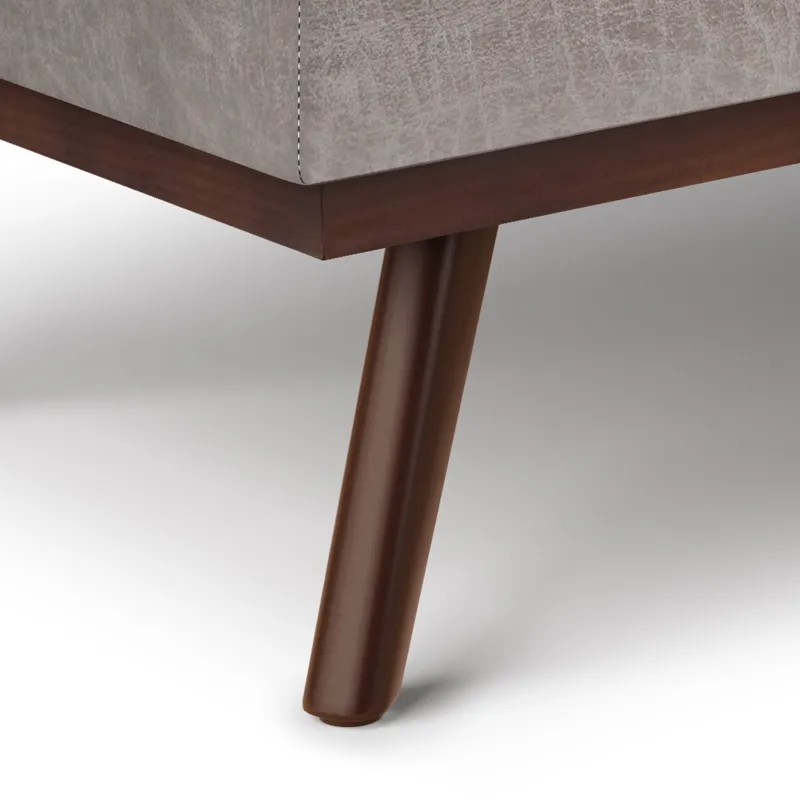 Owen - Lift Top Large Coffee Table Storage Ottoman - Distressed Grey