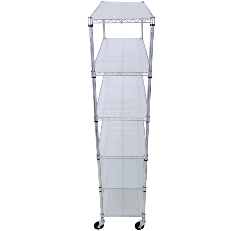 6 Tier 6000Lbs Capacity Nsf Metal Shelf Wire Shelving Unit, Heavy Duty Adjustable Storage Rack With 