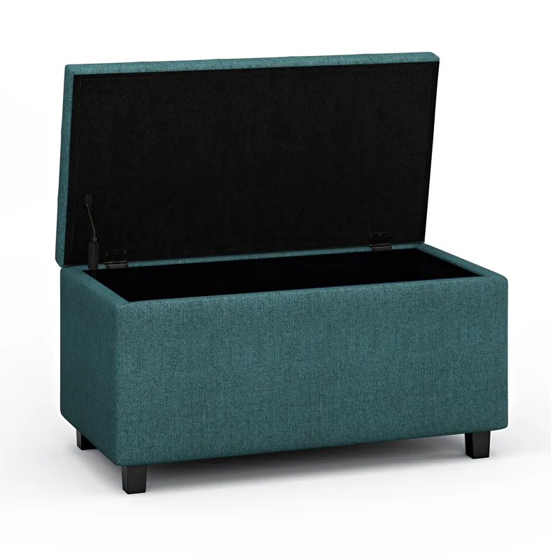 Cosmopolitan - Storage Ottoman - Teal