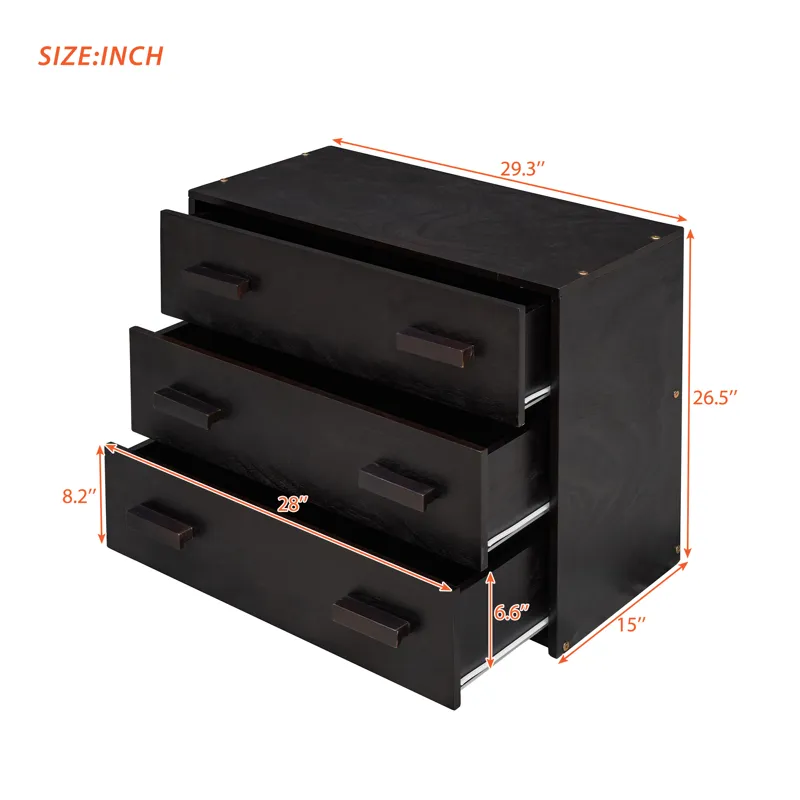Twin Size Loft Bed With Cabinet And Shelf - Espresso