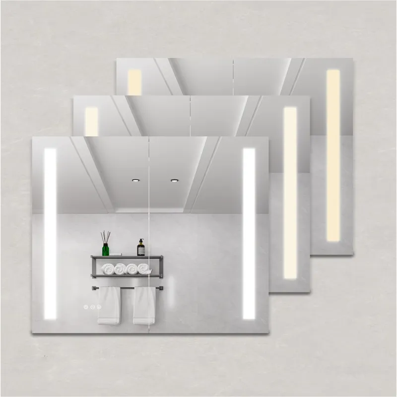 36 x 30\" Medicine Cabinet With LED Vanity Mirror, Anti-Fog, Dimmable, Recessed Or Surface Mount, Al