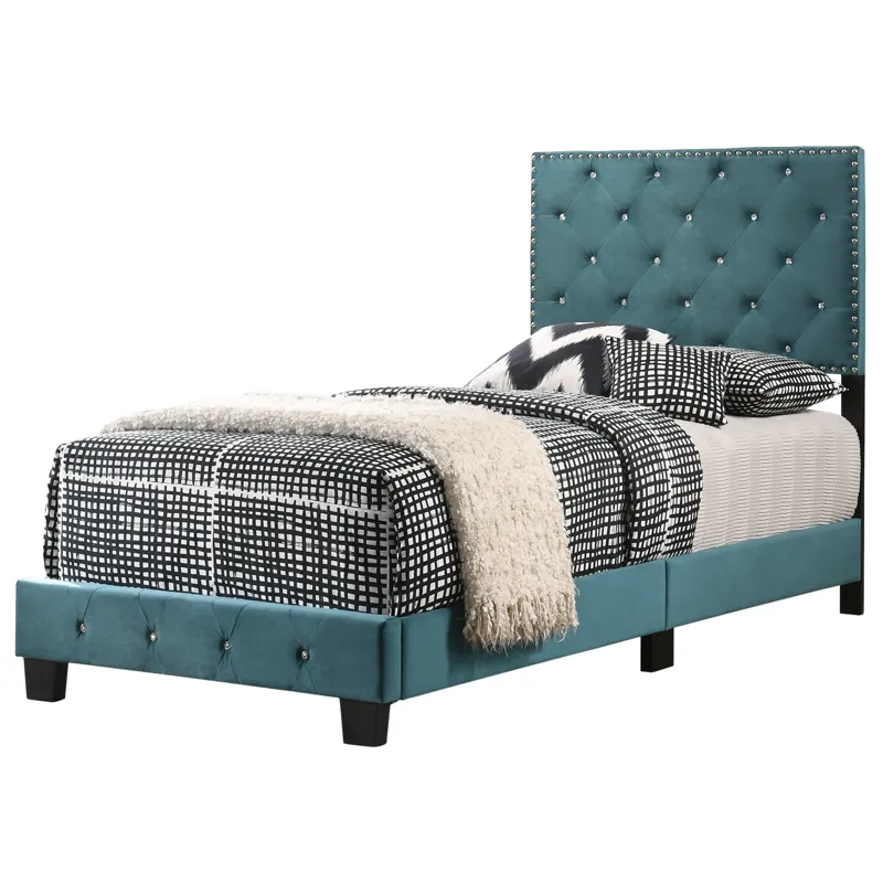 Suffolk - G1404-TB-UP Twin Bed - Green