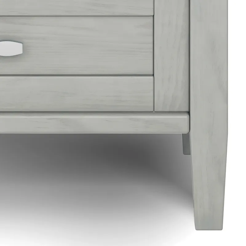 Warm Shaker - End Table - Fog Grey