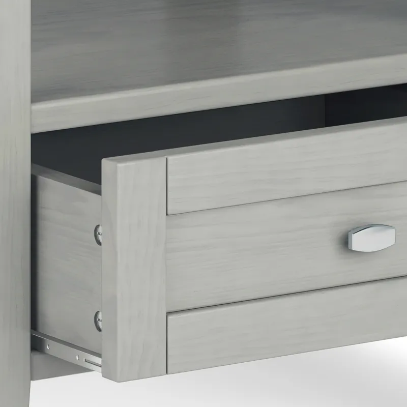 Warm Shaker - End Table - Fog Grey