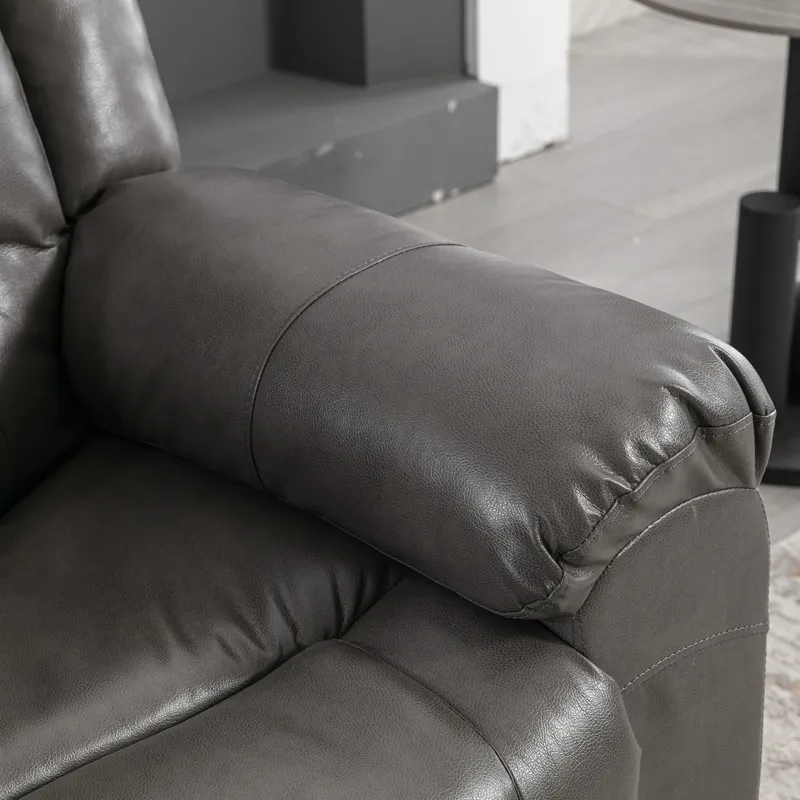 2 Seater Home Theater Recliner Manual Recliner Chair With A Storage Box And Two Cup Holders For Livi