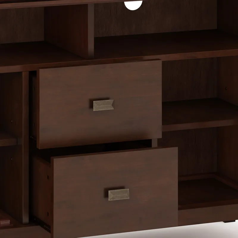 Artisan - TV Media Stand - Russet Brown