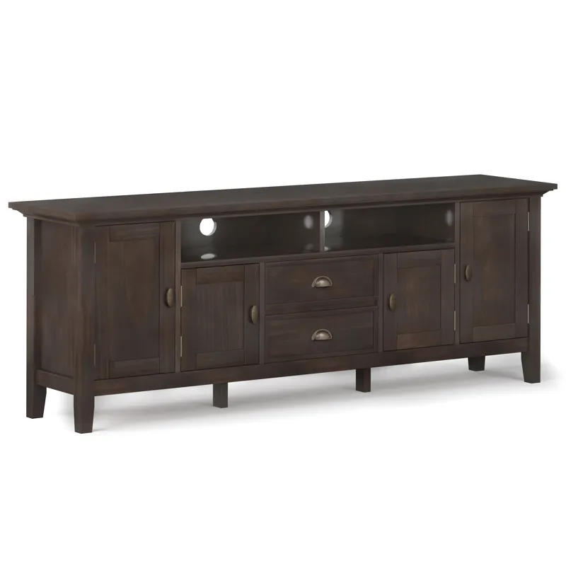 Redmond - 72\" TV Media Stand - Brunette Brown