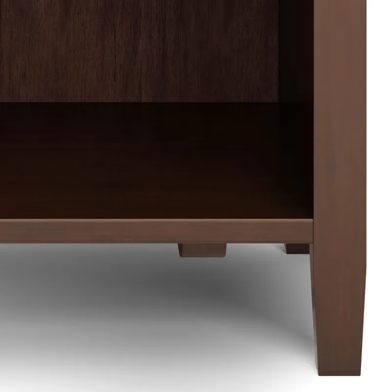 Warm Shaker - Bedside Table - Russet Brown