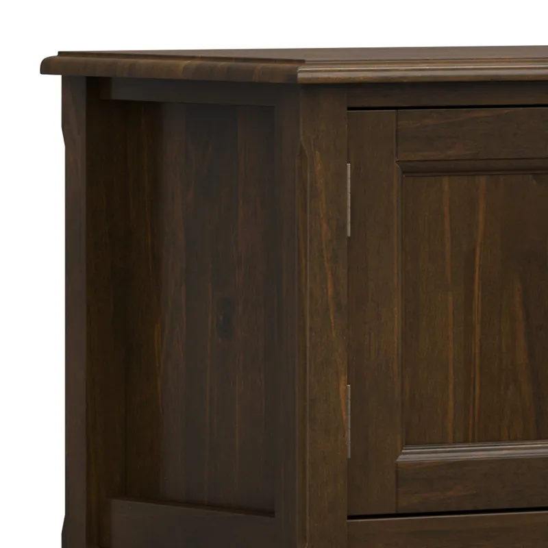 Burlington - 72\" Low TV Media Stand - Mahogany Brown