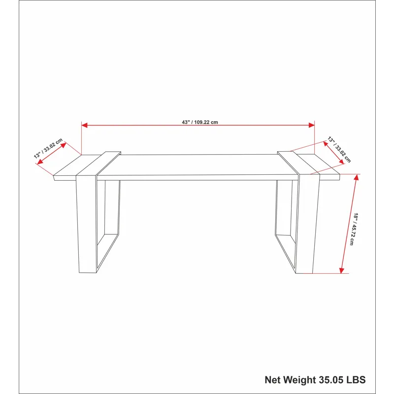 Nessa - Bench - Natural