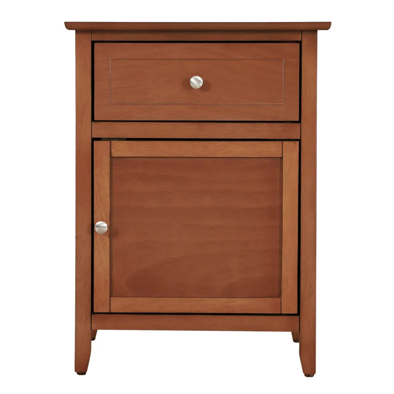 Izzy - G1414-N-60 1 Drawer /1 Door Nightstand - Oak