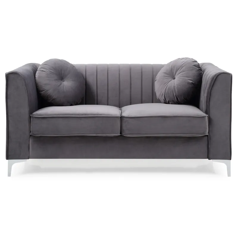 Delray - G790A-L Loveseat (2 Boxes) - Gray