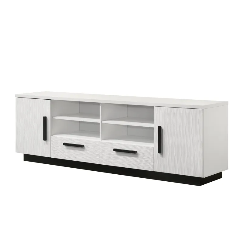 Matilda - TV Stand With Drawers - White Finish