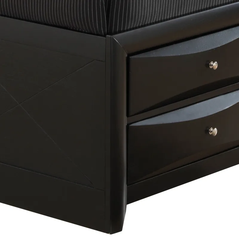 Marilla - G1500G-QSB3 Queen Storage Bed - Black