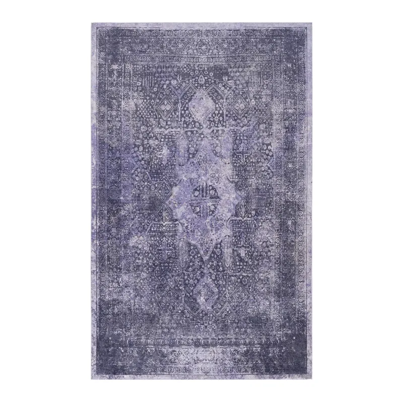 2\' x 3\' Machine Washable Area Rugs, Low-Pile, Non-Slip, Non-Shedding, Foldable, Kid & Pet Friendly