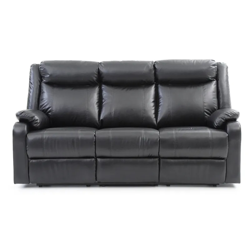 Ward - G761A-RS Double Reclining Sofa - Black