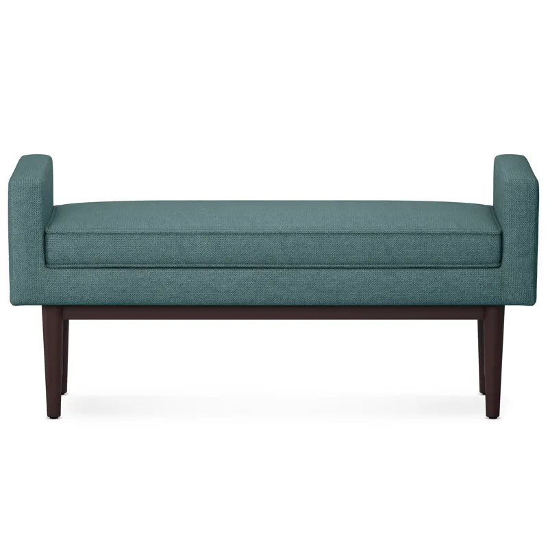 Scott - Ottoman Bench - Smoky Teal