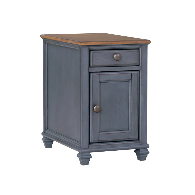 Americana - Chairside Table - Corduroy Blue