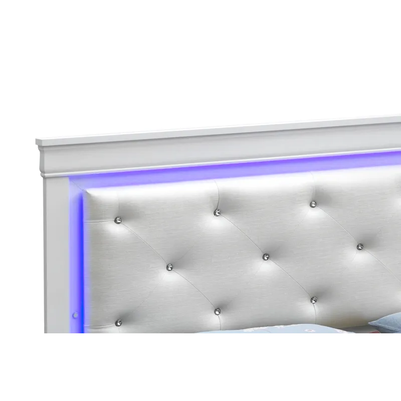 Lorana - G6590C-FB3 Full Bed - Silver Champagne