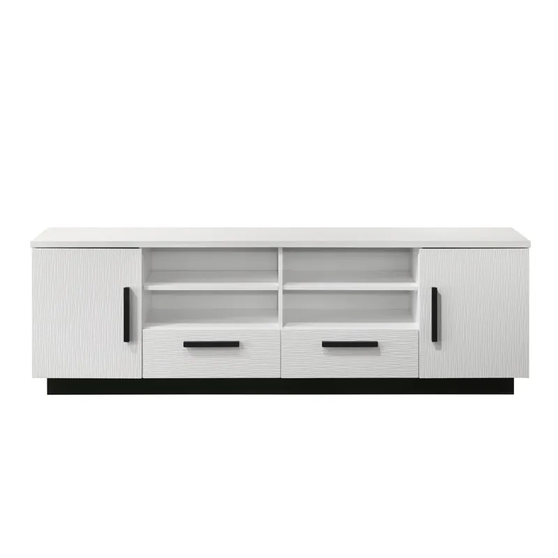 Matilda - TV Stand With Drawers - White Finish