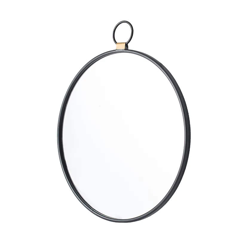 Wall Mirror With Black Frame, Contemporary Minimalist Accent Mirror For Living Room, Foyer, Entryway