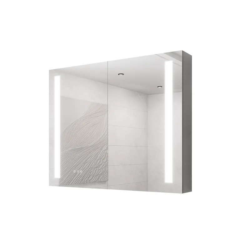 36 x 30\" Medicine Cabinet With LED Vanity Mirror, Anti-Fog, Dimmable, Recessed Or Surface Mount, Al