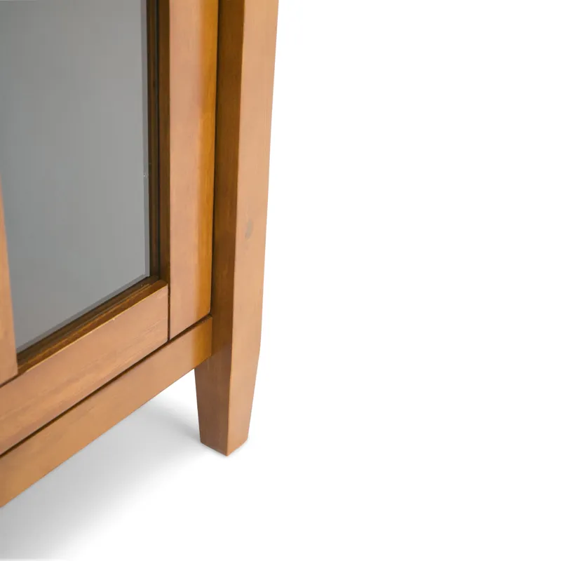 Warm Shaker - Low Storage Cabinet - Light Golden Brown