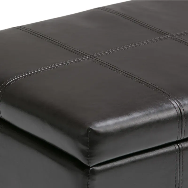 Dover - Storage Ottoman Bench - Tanners Brown