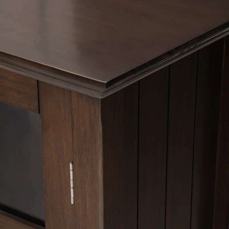 Acadian - Medium Storage Cabinet - Natural Aged Brown