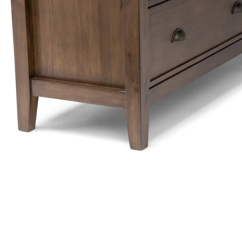Redmond - Medium Storage Cabinet - Rustic Natural Aged Brown