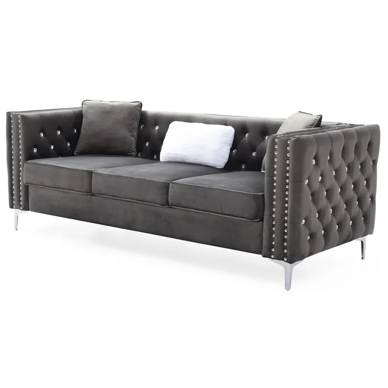 Paige - G822A-S Sofa - Gray