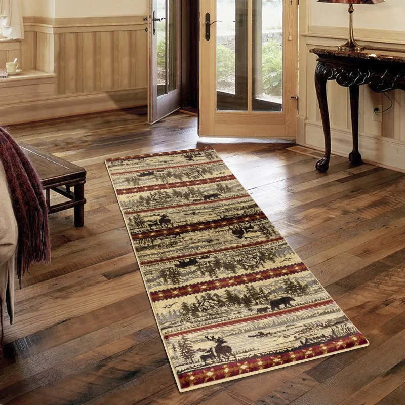Nature\'s Nest - GC_CBL3005 Multi 2\' x 3\' Lodge Area Rug