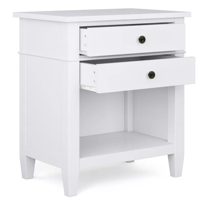 Carlton - Bedside Table - White