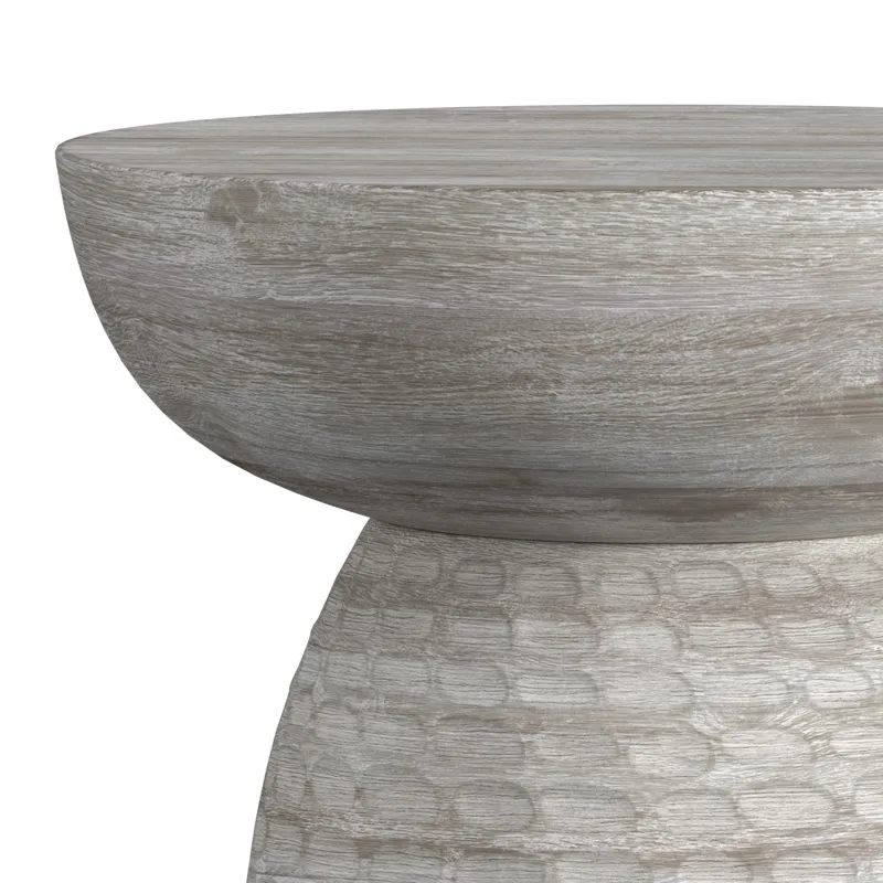 Boyd - Wooden Accent Table - White Wash