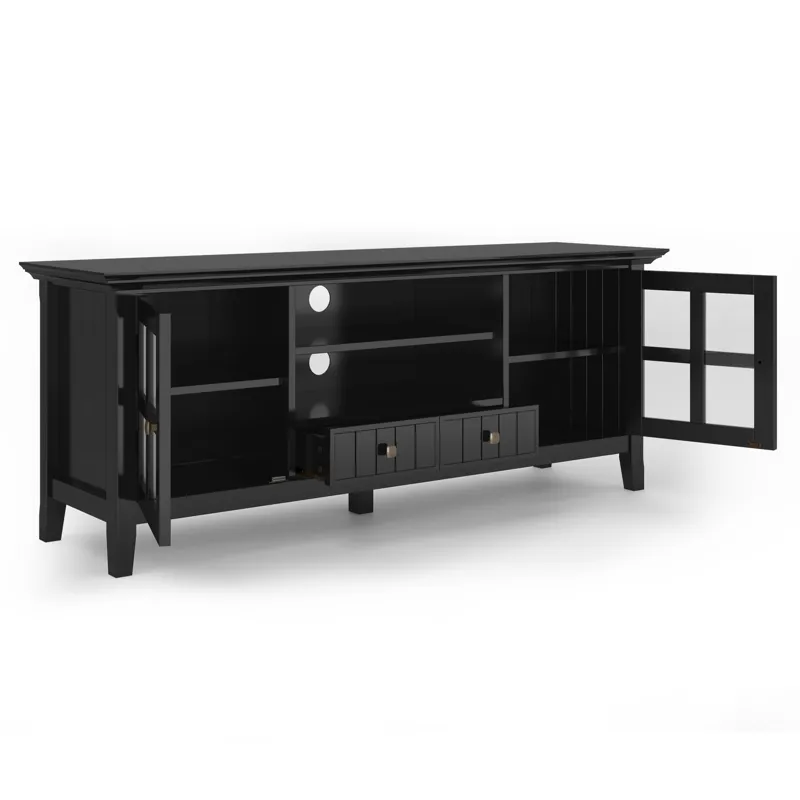 Acadian - 60\" TV Media Stand - Black