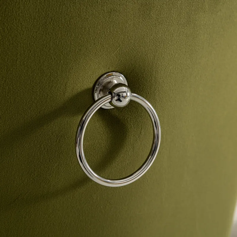 Nikki - Modern, High-End Tufted Solid Wood Contemporary Velvet Upholstered Dining Chair With Chrome 