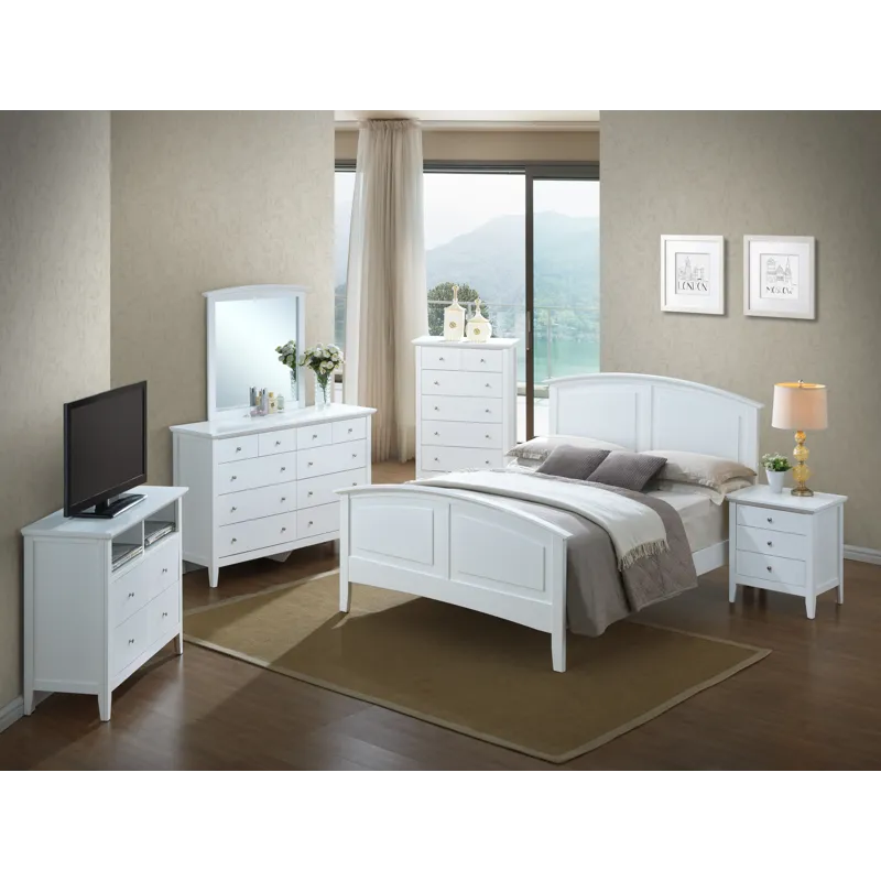 Hammond - G5490A-QB Queen Bed (2 Boxes) - White