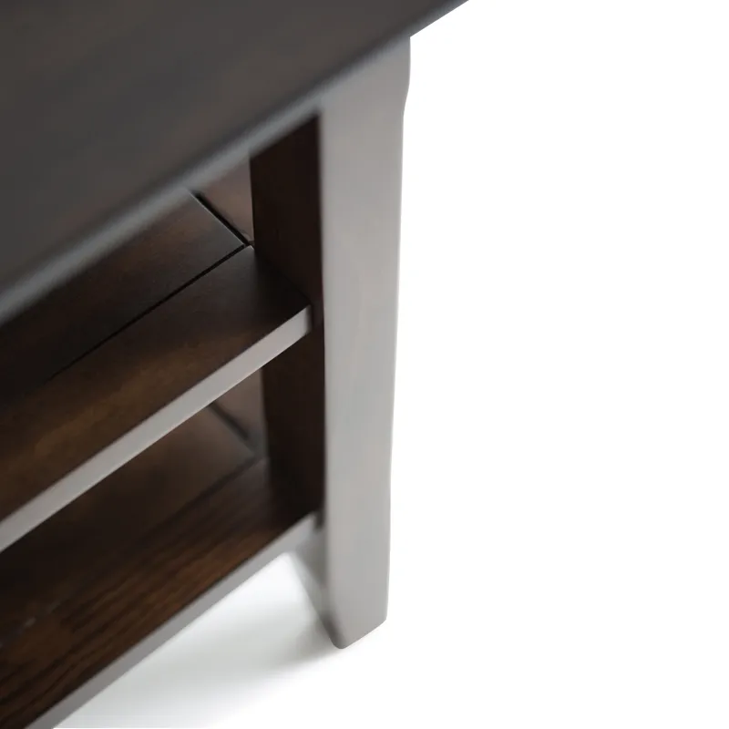 Acadian - Narrow Side Table - Brunette Brown